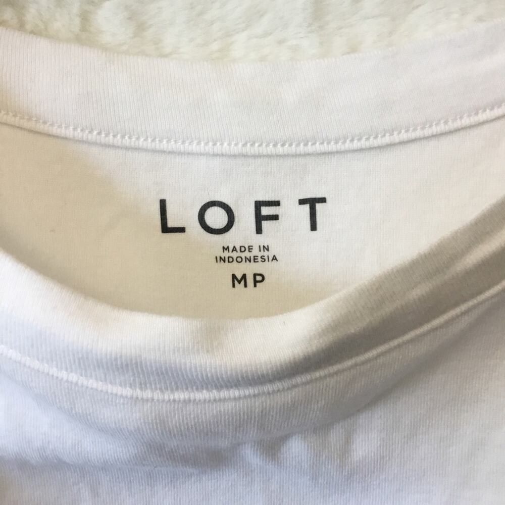Loft White Classic Rib Tank Top - Picture 2 of 7